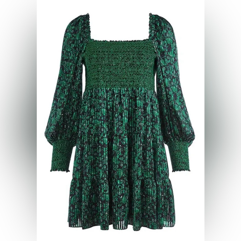 alice + olivia Rowen‎ floral-print mini dress size S NWT - Picture 7 of 15